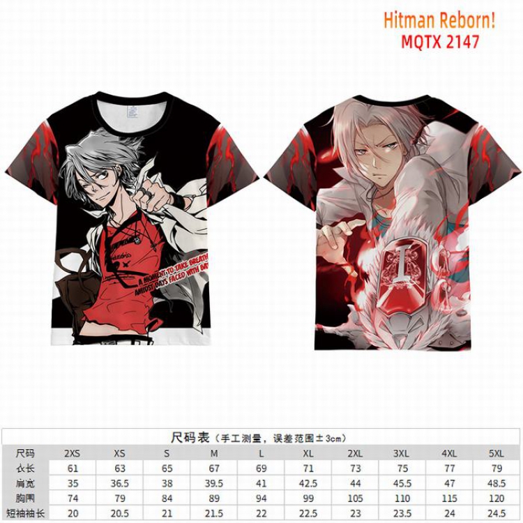 HITMAN REBORN Full color short sleeve t-shirt 10 sizes from 2XS to 5XL MQTX-2147