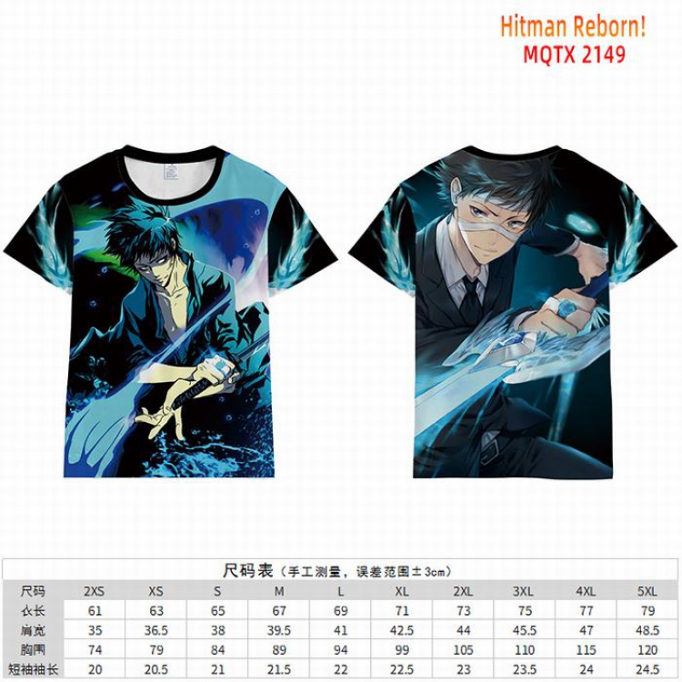 HITMAN REBORN Full color short sleeve t-shirt 10 sizes from 2XS to 5XL MQTX-2149