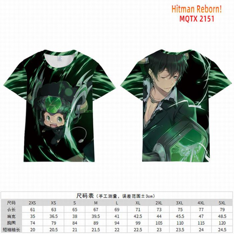 HITMAN REBORN Full color short sleeve t-shirt 10 sizes from 2XS to 5XL MQTX-2151