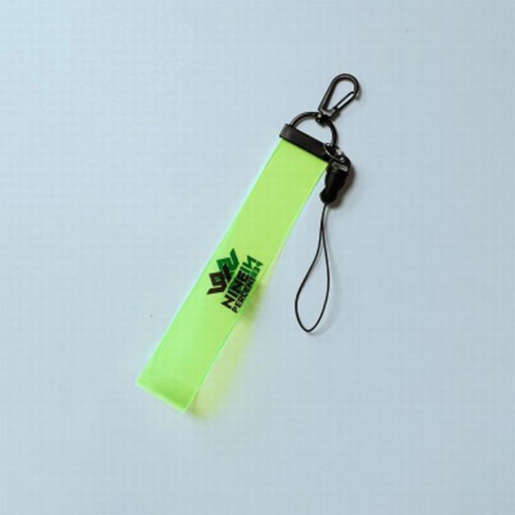 Idol Producer Fluorescent green  Mobile phone rope lanyard around the same paragraph 18CM 10G  price for 5 pcs