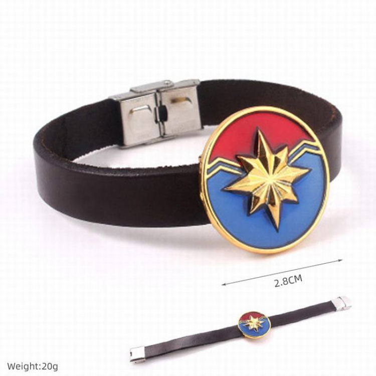 The Avengers Captain Marvel Energy reactor bracelet 2.8CM 20G price for 5 pcs