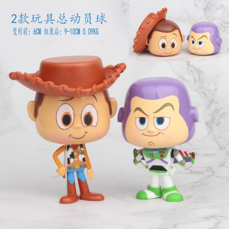 Toy Story 2 pcs a set Bagged Figure Decoration Model 9-11CM 0.09KG