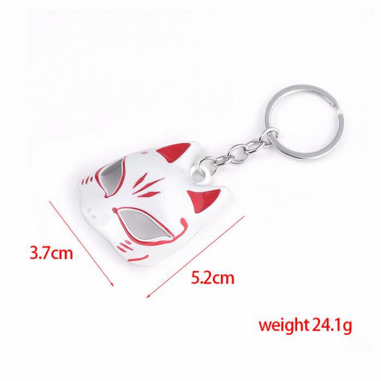 Persona Red fox mask Keychain pendant 3.7X5.2CM 24.1G price for 2 pcs