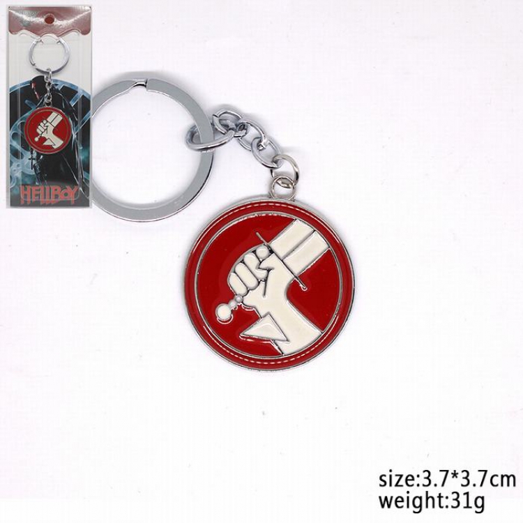 Hellboy Key Chain 3.7X3.7CM 31G