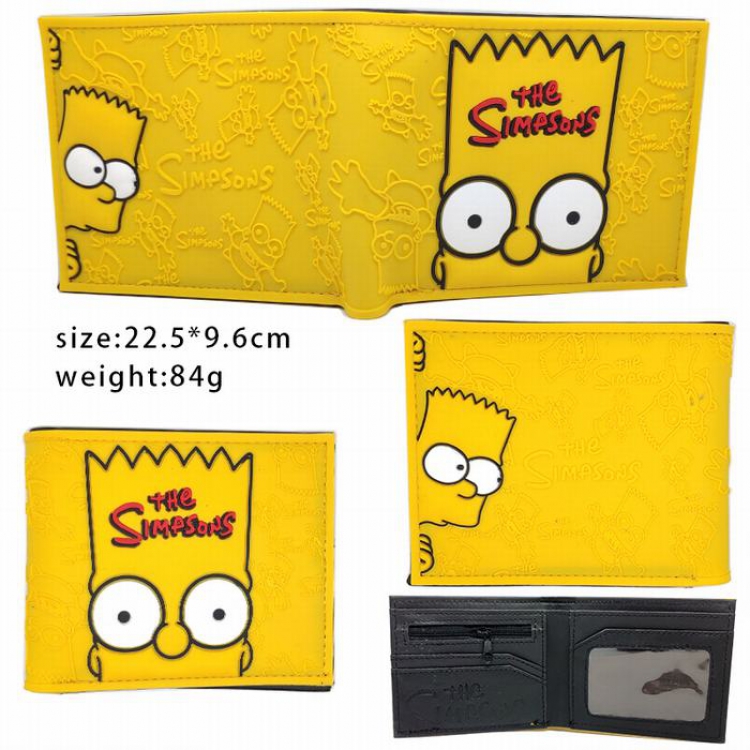 The Simpsons Homer Short two fold silicone wallet