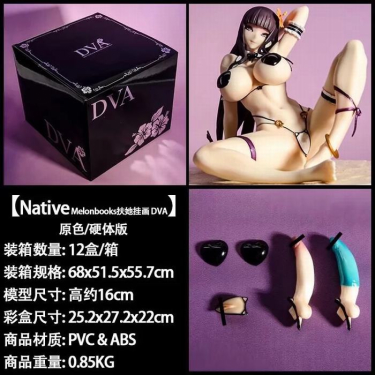 Native Primary Color Hardware Sexy beautiful girl Boxed Figure Decoration Model 16CM 0.85KG