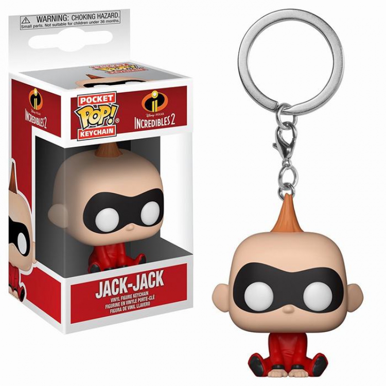 The Incredibles Funko POP Super baby Doll small hand key ring pendant ornaments