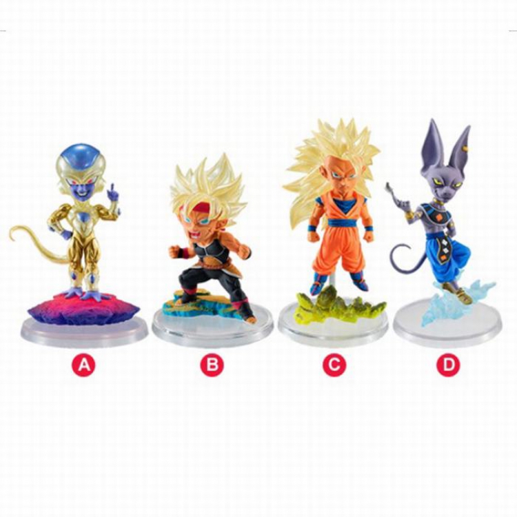 Dragon Ball a set of four Boxed Figure Decoration Model 7-9CM