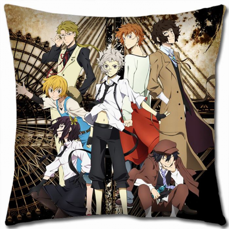 Bungo Stray Dogs W5-11Double-sided full color Pillow Cushion 45X45CM NO FILLING