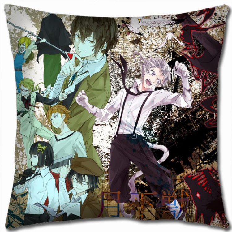 Bungo Stray Dogs W5-3 Double-sided  full color Pillow Cushion 45X45CM NO FILLING