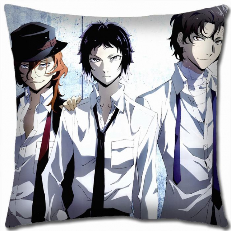Bungo Stray Dogs W5-31 Double-sided  full color Pillow Cushion 45X45CM NO FILLING