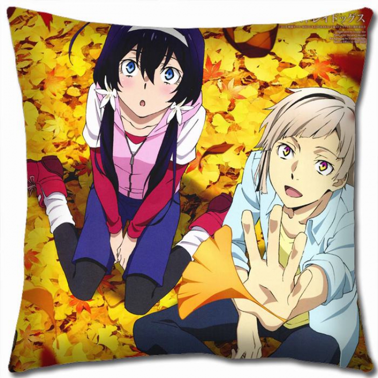 Bungo Stray Dogs W5-32 Double-sided  full color Pillow Cushion 45X45CM NO FILLING