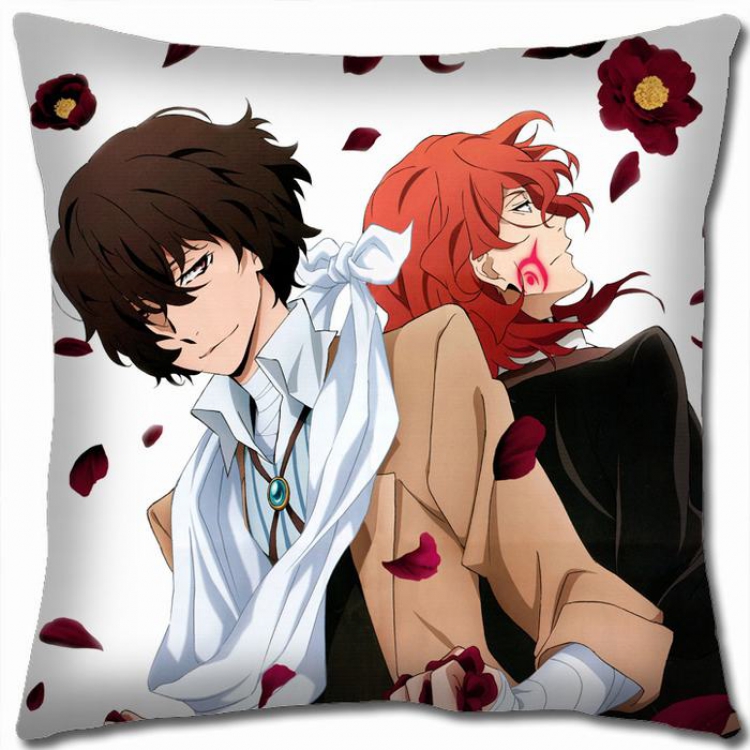 Bungo Stray Dogs W5-34 Double-sided  full color Pillow Cushion 45X45CM NO FILLING