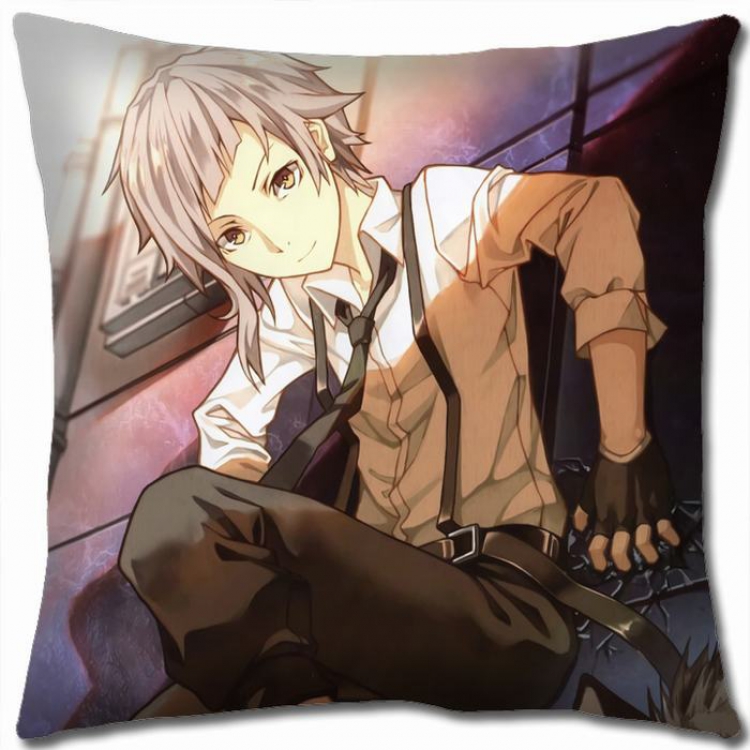Bungo Stray Dogs W5-41 Double-sided  full color Pillow Cushion 45X45CM NO FILLING