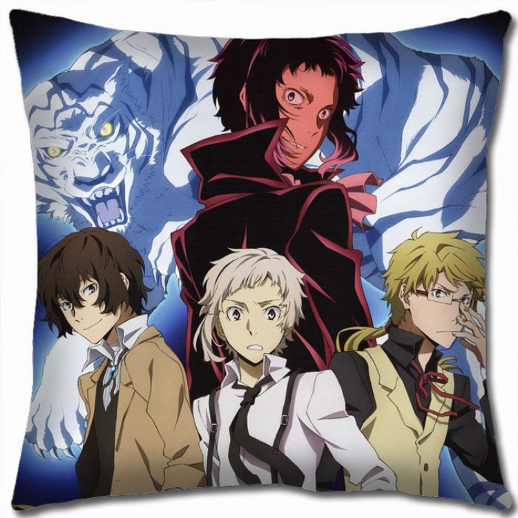 Bungo Stray Dogs W5-36 Double-sided  full color Pillow Cushion 45X45CM NO FILLING