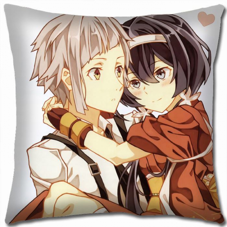 Bungo Stray Dogs W5-42 Double-sided  full color Pillow Cushion 45X45CM NO FILLING