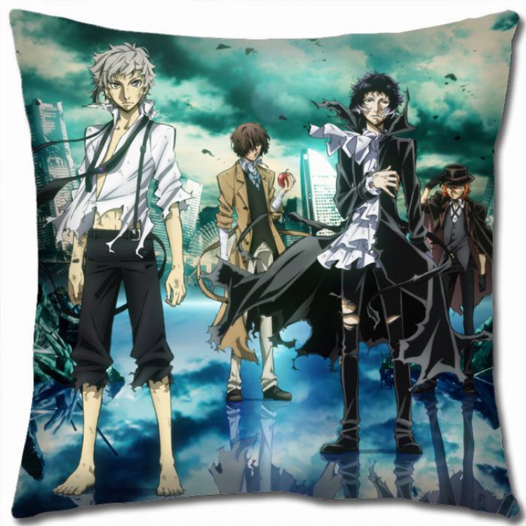 Bungo Stray Dogs W5-47 Double-sided  full color Pillow Cushion 45X45CM NO FILLING