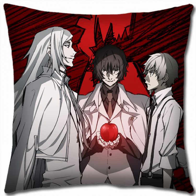 Bungo Stray Dogs W5-53 Double-sided  full color Pillow Cushion 45X45CM NO FILLING