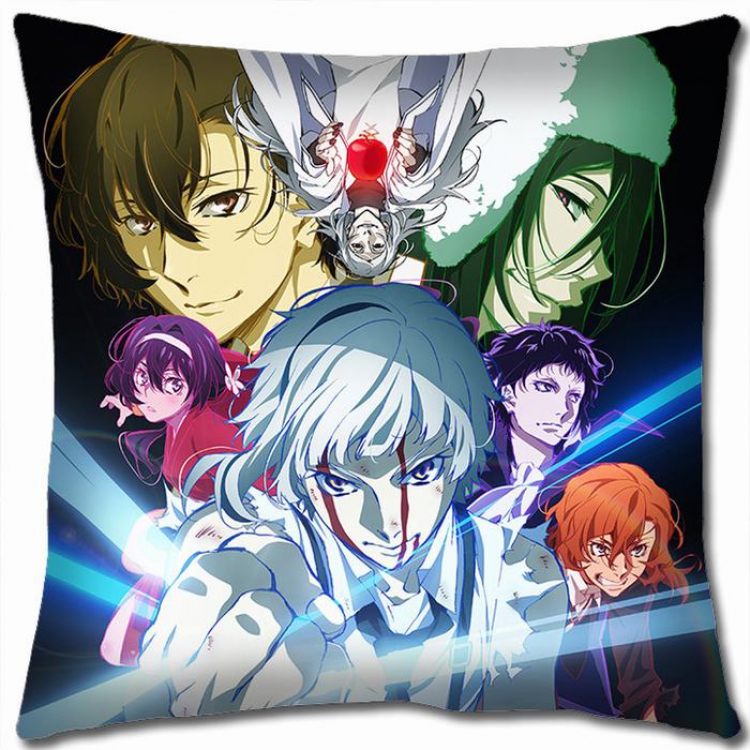 Bungo Stray Dogs W5-52 Double-sided  full color Pillow Cushion 45X45CM NO FILLING