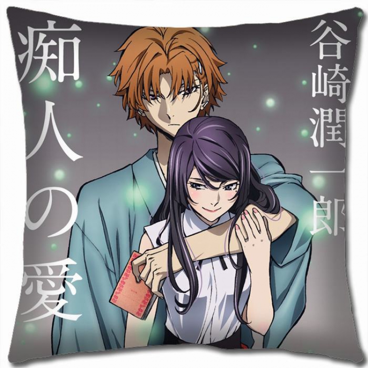 Bungo Stray Dogs W5-68 Double-sided  full color Pillow Cushion 45X45CM NO FILLING