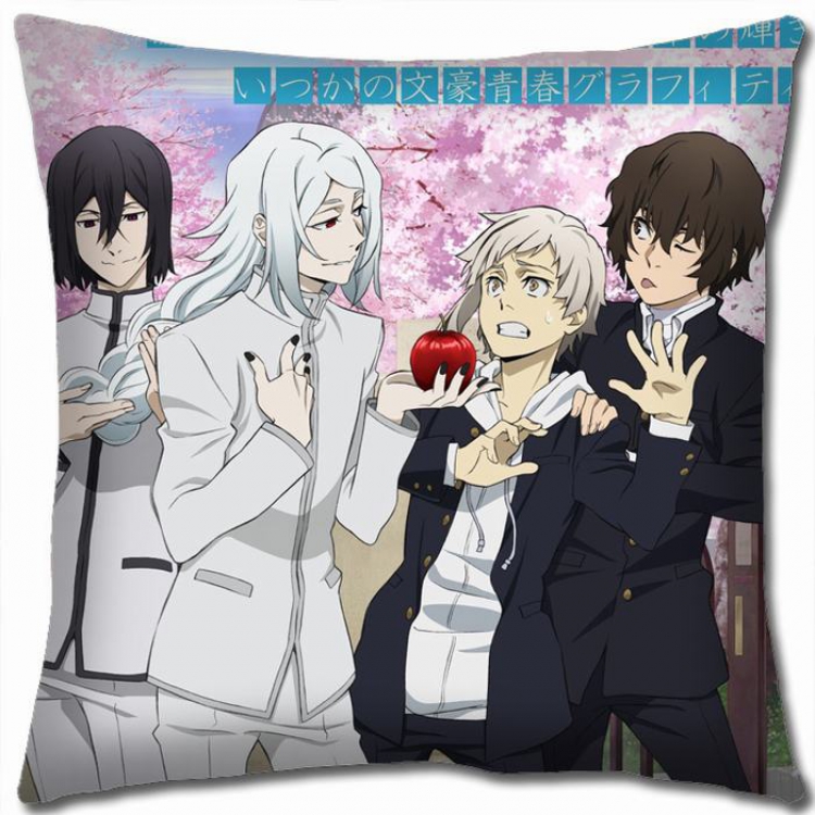 Bungo Stray Dogs W5-69 Double-sided  full color Pillow Cushion 45X45CM NO FILLING