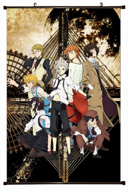 Bungo Stray Dogs Plastic pole cloth painting Wall Scroll 60X90CM preorder 3 days W5-11 NO FILLING