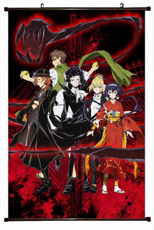 Bungo Stray Dogs Plastic pole cloth painting Wall Scroll 60X90CM preorder 3 days W5-17 NO FILLING