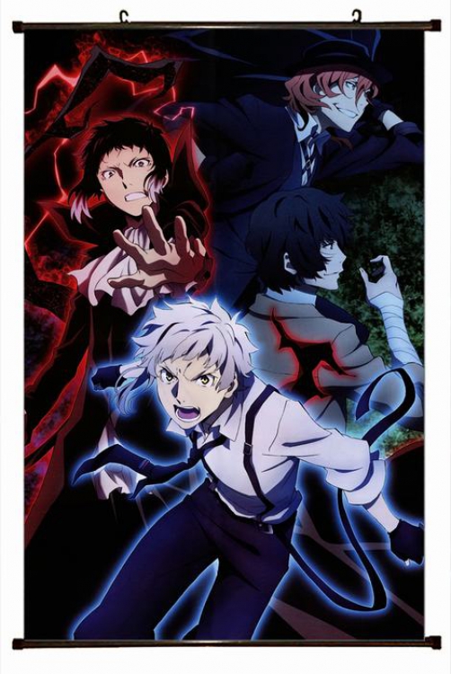 Bungo Stray Dogs Plastic pole cloth painting Wall Scroll 60X90CM preorder 3 days W5-35 NO FILLING