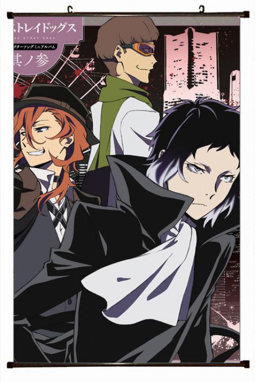 Bungo Stray Dogs Plastic pole cloth painting Wall Scroll 60X90CM preorder 3 days W5-50 NO FILLING