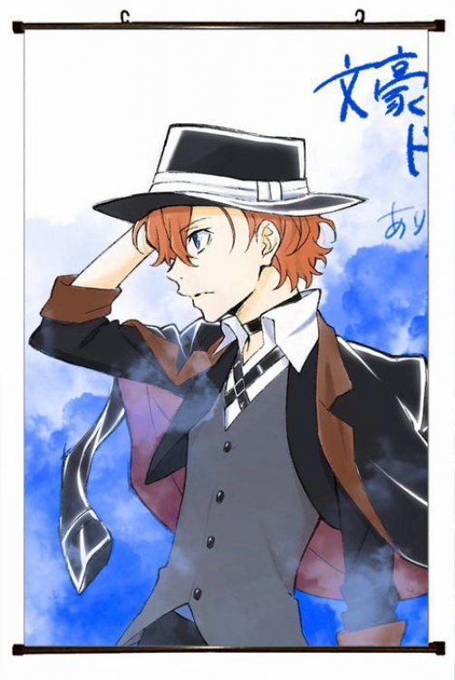 Bungo Stray Dogs Plastic pole cloth painting Wall Scroll 60X90CM preorder 3 days W5-62 NO FILLING