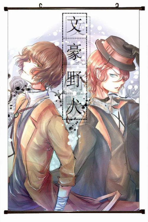 Bungo Stray Dogs Plastic pole cloth painting Wall Scroll 60X90CM preorder 3 days W5-63 NO FILLING