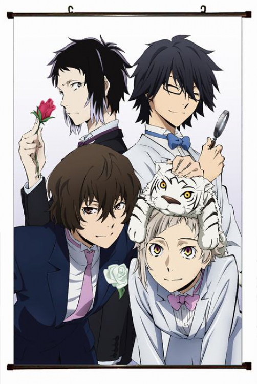 Bungo Stray Dogs Plastic pole cloth painting Wall Scroll 60X90CM preorder 3 days W5-70 NO FILLING