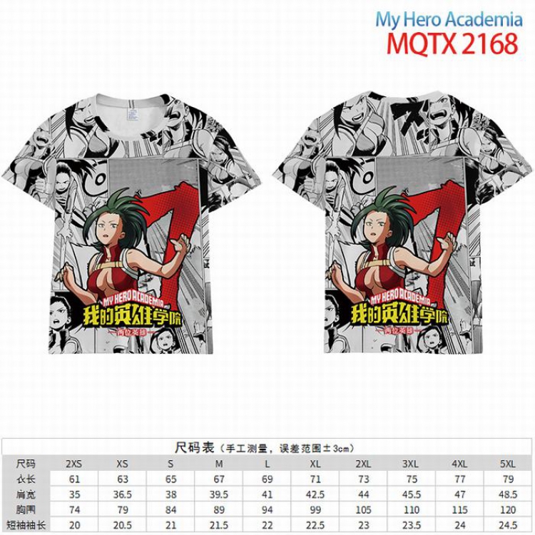 My Hero Academia  Full color short sleeve t-shirt 10 sizes from 2XS to 5XL MQTX-2168