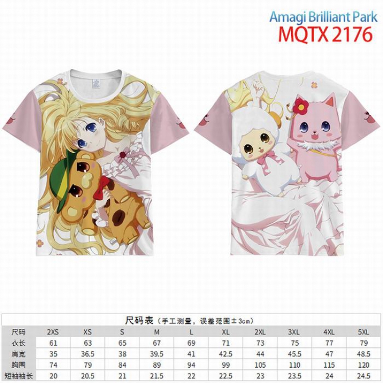 Amagi Brilliant Park  Full color short sleeve t-shirt 10 sizes from 2XS to 5XL MQTX-2176