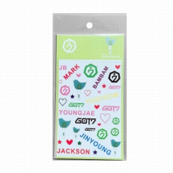 GOT7 Transparent stickers diar...