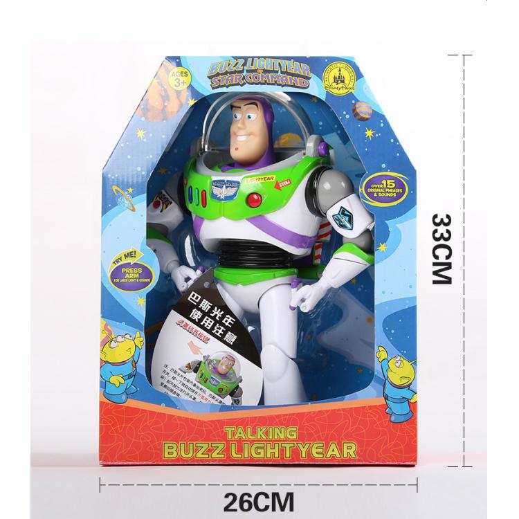 Toy Story Buzz Lightyear Button sound Joint movable Boxed Figure Decoration Model
