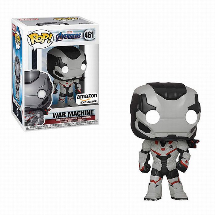 FUNKO POP 461 The Avengers War Machine Boxed Figure Decoration Model 10CM 110G