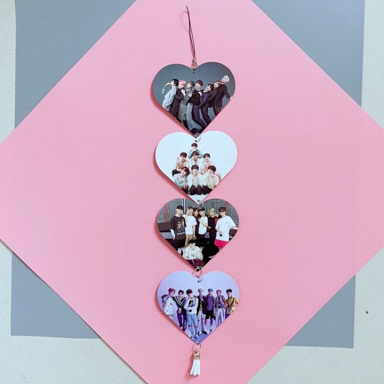 BTS BTS Love photo tag Double-sided photo 12X10.8CM 13G price for 5 pcs