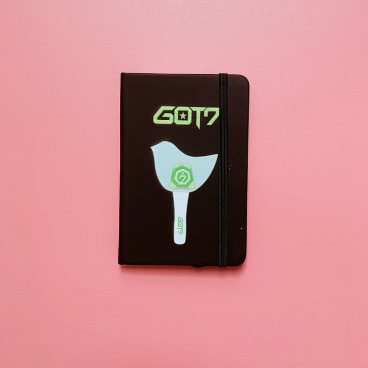 GOT7 The same paragraph around the star Notebook notepad 9X14CM 105G price for 5 pcs