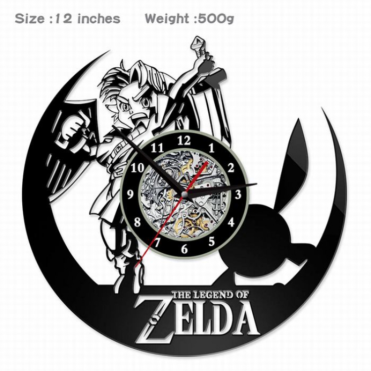 The Legend of Zelda Creative painting wall clocks and clocks PVC material No battery