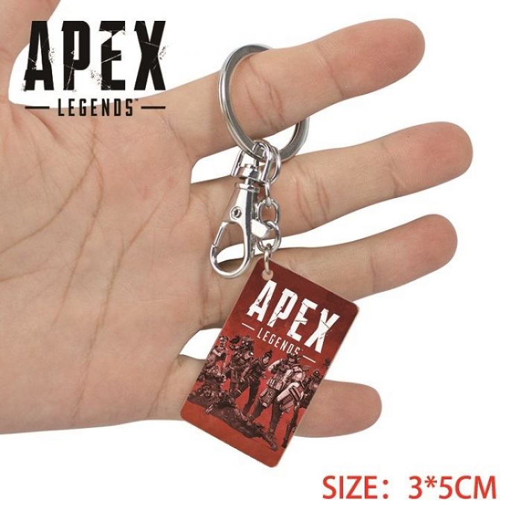 Apex Legends-1  Anime Acrylic Color Map Keychain Pendant