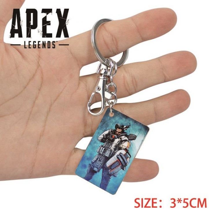 Apex Legends-11  Anime Acrylic Color Map Keychain Pendant