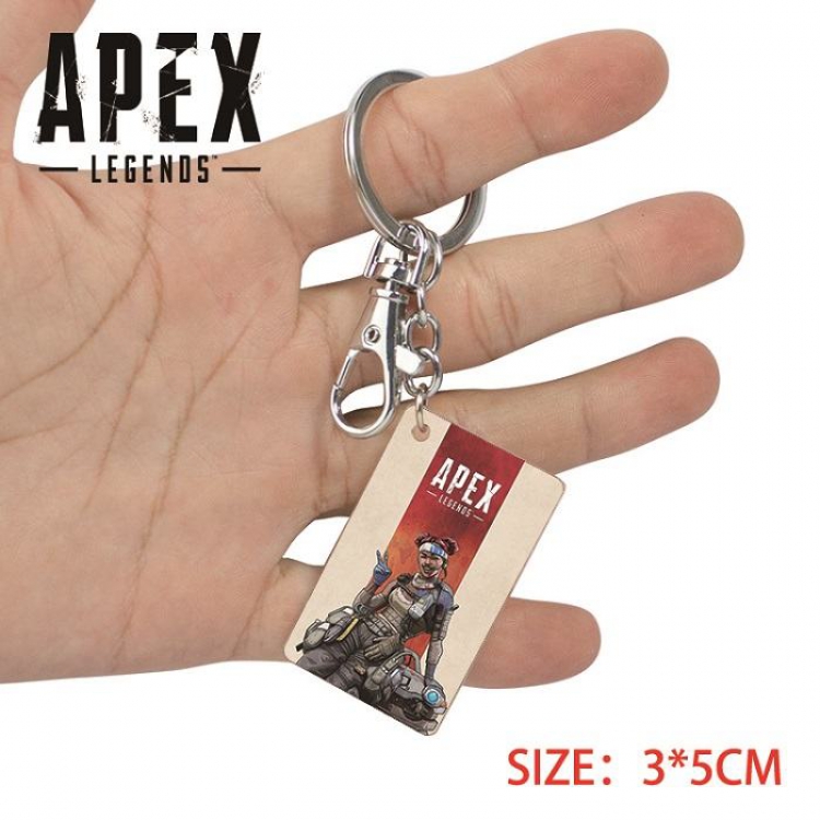 Apex Legends-13  Anime Acrylic Color Map Keychain Pendant