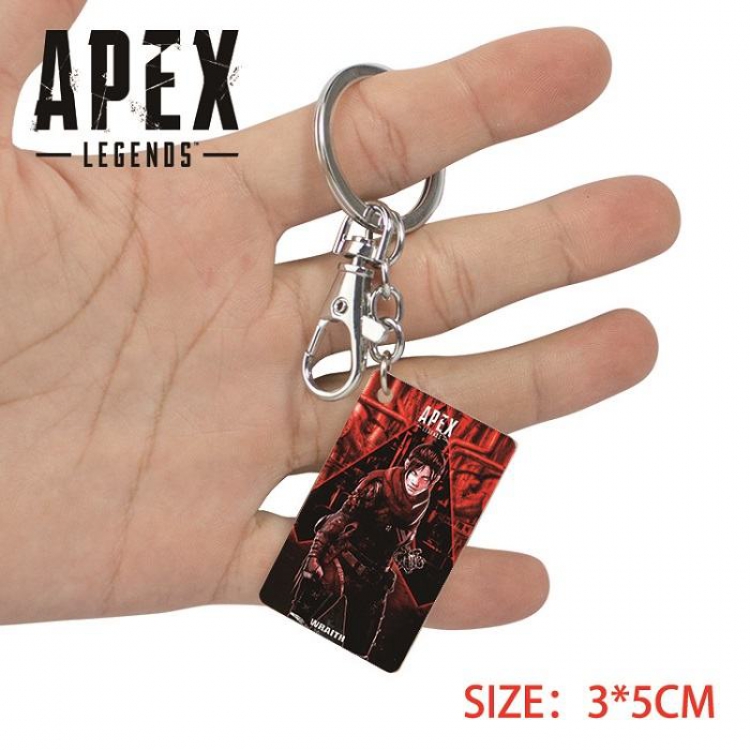 Apex Legends-19  Anime Acrylic Color Map Keychain Pendant