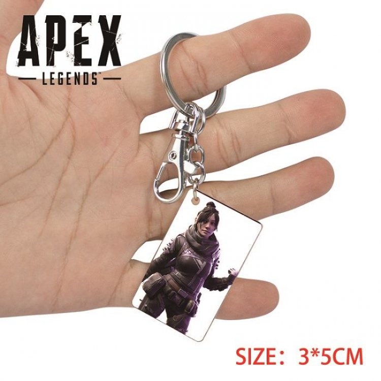 Apex Legends-16  Anime Acrylic Color Map Keychain Pendant