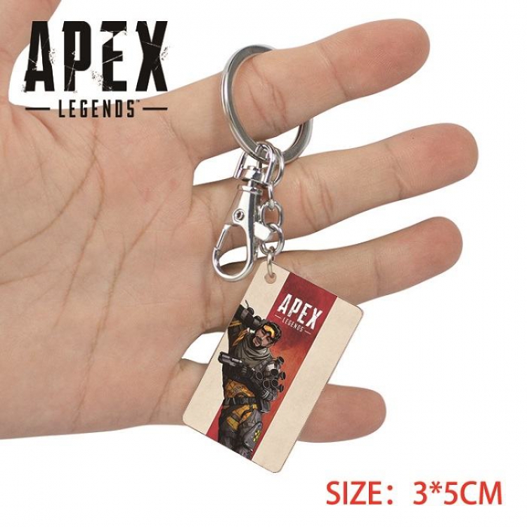 Apex Legends-15  Anime Acrylic Color Map Keychain Pendant