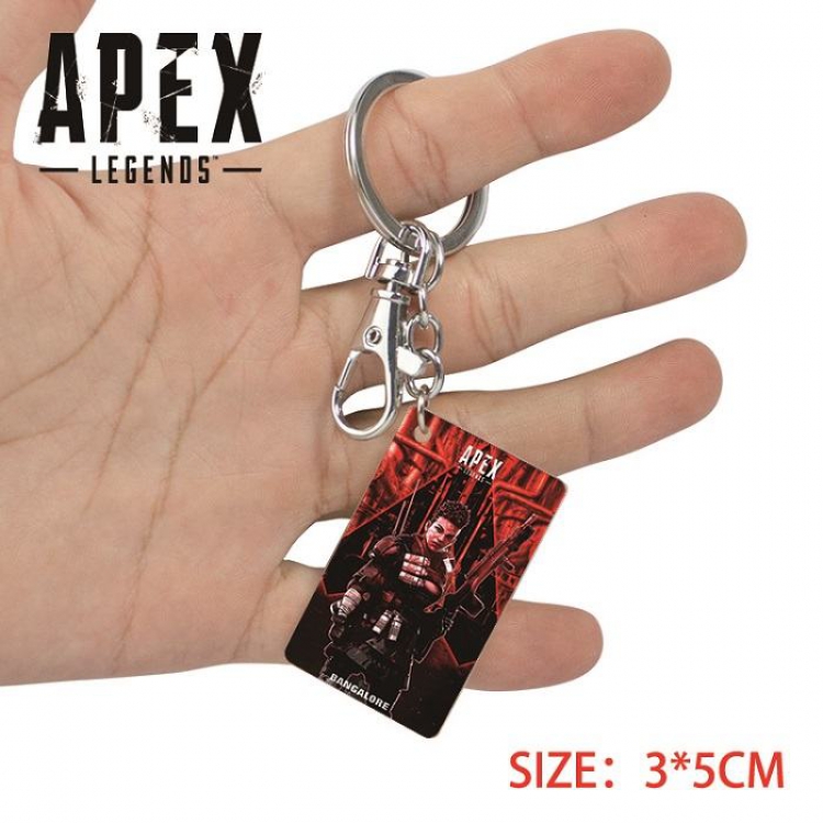 Apex Legends-20  Anime Acrylic Color Map Keychain Pendant