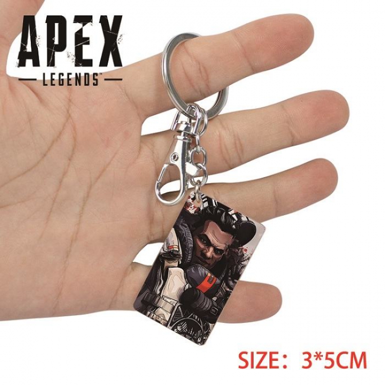 Apex Legends-25  Anime Acrylic Color Map Keychain Pendant