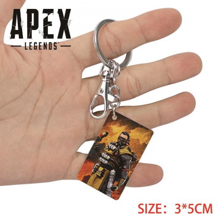 Apex Legends-27  Anime Acrylic Color Map Keychain Pendant