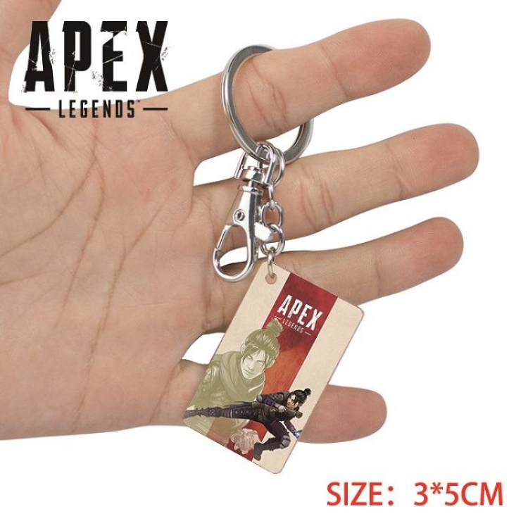 Apex Legends-3  Anime Acrylic Color Map Keychain Pendant